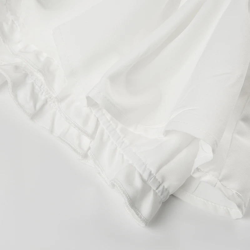 Sexy Low Waist White Mini Skirt Women Fashion with Belt Kawaii Preppy Short Skirts Y2K Korean Streetwear Pleated A Line Skirts