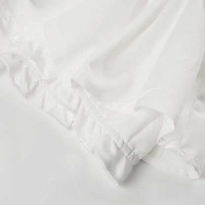 Sexy Low Waist White Mini Skirt Women Fashion with Belt Kawaii Preppy Short Skirts Y2K Korean Streetwear Pleated A Line Skirts