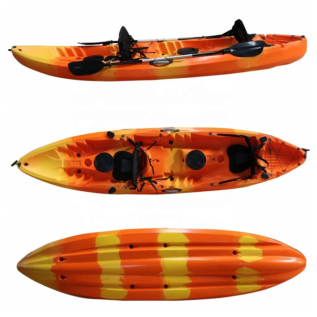 Vicking Top Selling Rotomolded Sit on Top Fishing Kayak 12FT Kayak Sit on Top Beach Fishing Camping Kayaking