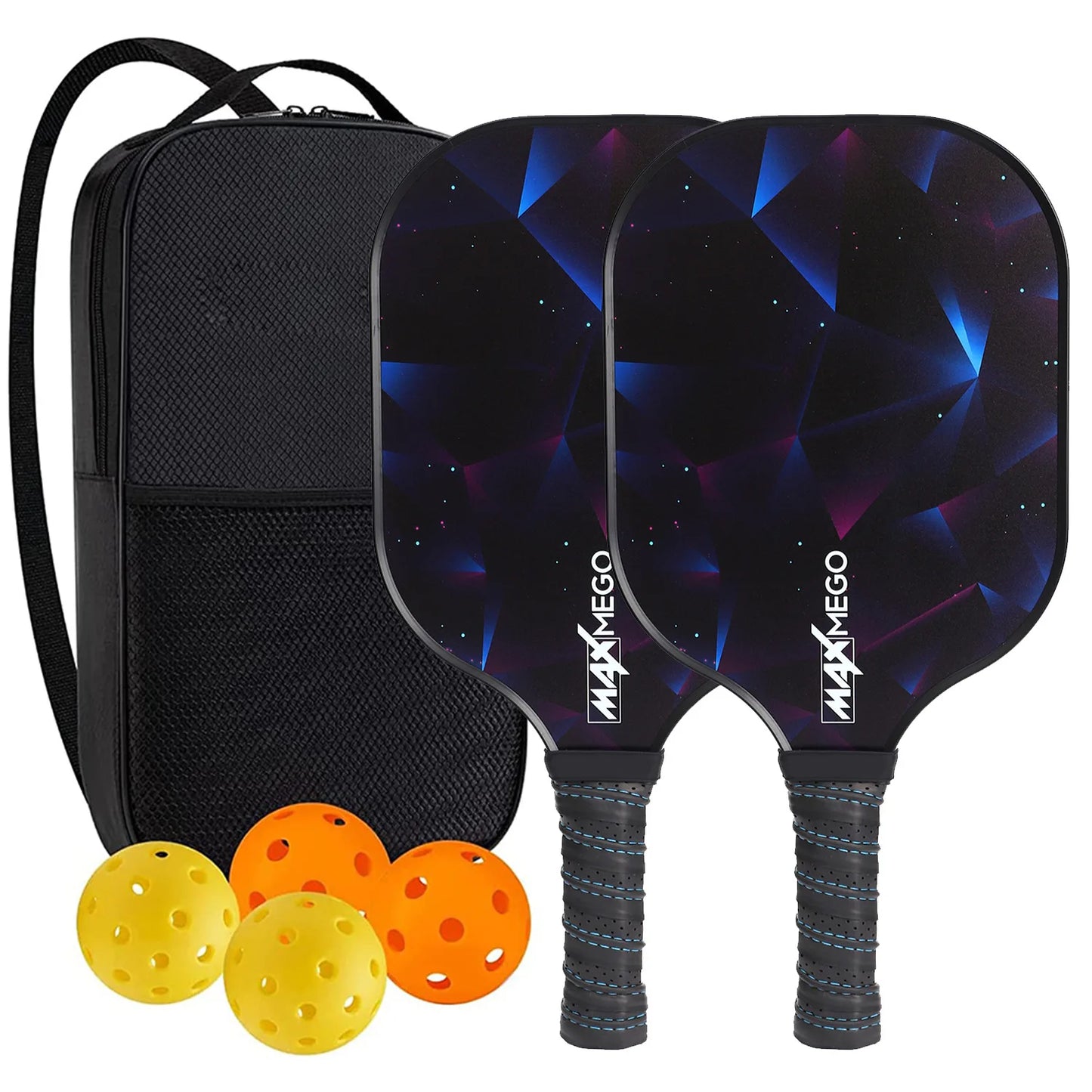 Pickleball Paddle Carbon Fiber USAPA Approved Pickleball Set Sports 6 pieces with packaging Outdoor Beach Tennis Racket