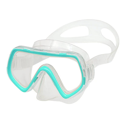 Diving Mask Waterproof Swimming Goggles Panoramic HD For Adult Youth Silicone Skirt Anti-Fog With Nose Cover Swimming Equipment