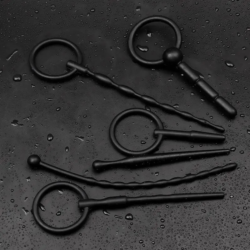Adult Products Sex Toys For Couple Urethral Plug Beads Butt Plug Silicone Masturbation Inertia Flexible Penis Plug Massager