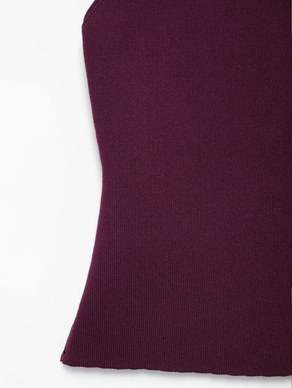 HH Elegant Midi Skirt For Women Fashion Solid A-line High Waist Pleated Side Zipper Long Skirt Vintage Skirts Chic Bottom