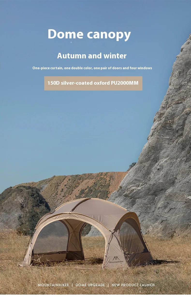 Mountainhiker outdoor camping tent car large shading dome shading family four seasons waterproof anti-mosquito net equipment