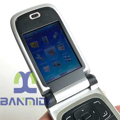 Unlocked Original 6131 Flip Mobile Cell Phone 2G GSM 850/900/1800/1900 Cellphone Arabic Russian Hebrew Keyboard. Made in Finland