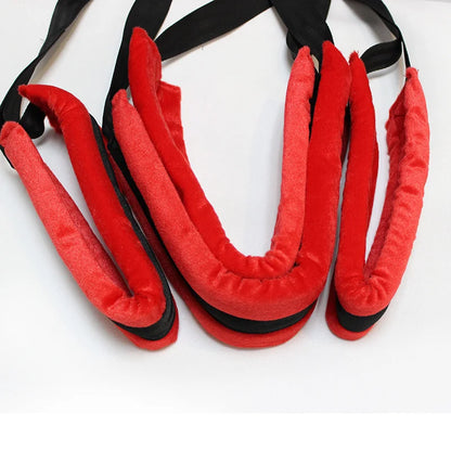 Sex Product Love Sex Swing 5-pad  Soft Material Hanging Door Swing Portable Thigh Restraint Sling Swing Sex Toys For Couple
