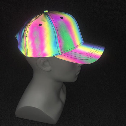 Colorful Reflective Men's And Women's Sun Hats