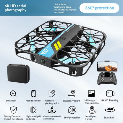 Cross-border V37 Grid Full-Protection Pocket Mini Drone