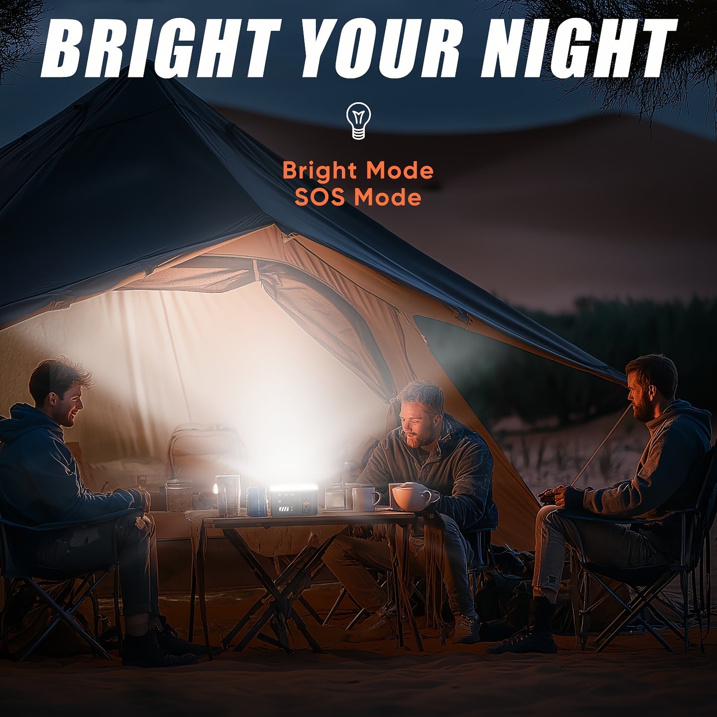 Portable Power Station 150W Small Solar Generator With LiFePo4 Battery 99Wh (LFP), PD18W, USB QC3.0, 2 110V AC Outlet, Outdoor LED For CPAP Home Camping Emergency Backup