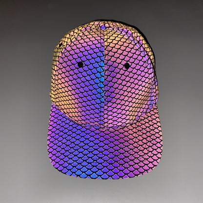 Colorful Reflective Men's And Women's Sun Hats