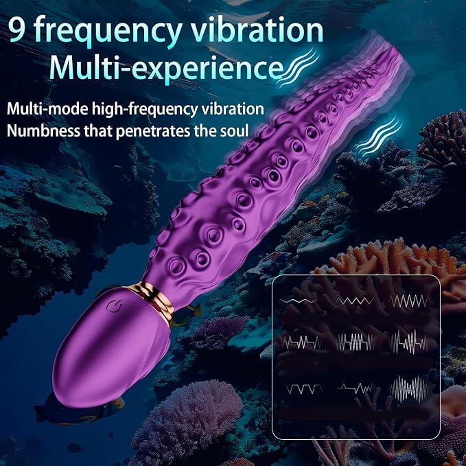 Monster Tentacle Dildo, Tentacle  9 Vibration Modes Vagina  Nipples Massage Stimulation, Octopus Tentacle Dildo For Men Women Couples Butt Clitoris Stimulate