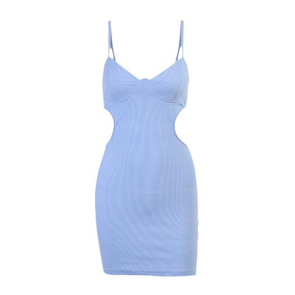 Midriff-baring Bust-flattering Slip Dress Chic And Sassy