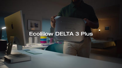 EF ECOFLOW Portable Power Station DELTA+3+Plus 1024 (2024 New), 1024Wh LFP Battery For Home Backup, Camping&RV Solar Generator (Solar Panel Optional) With 1000W Solar Input, Electric Generator With UPS