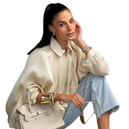 Spring New Style Fashionable Loose Batwing Sleeve Jacket