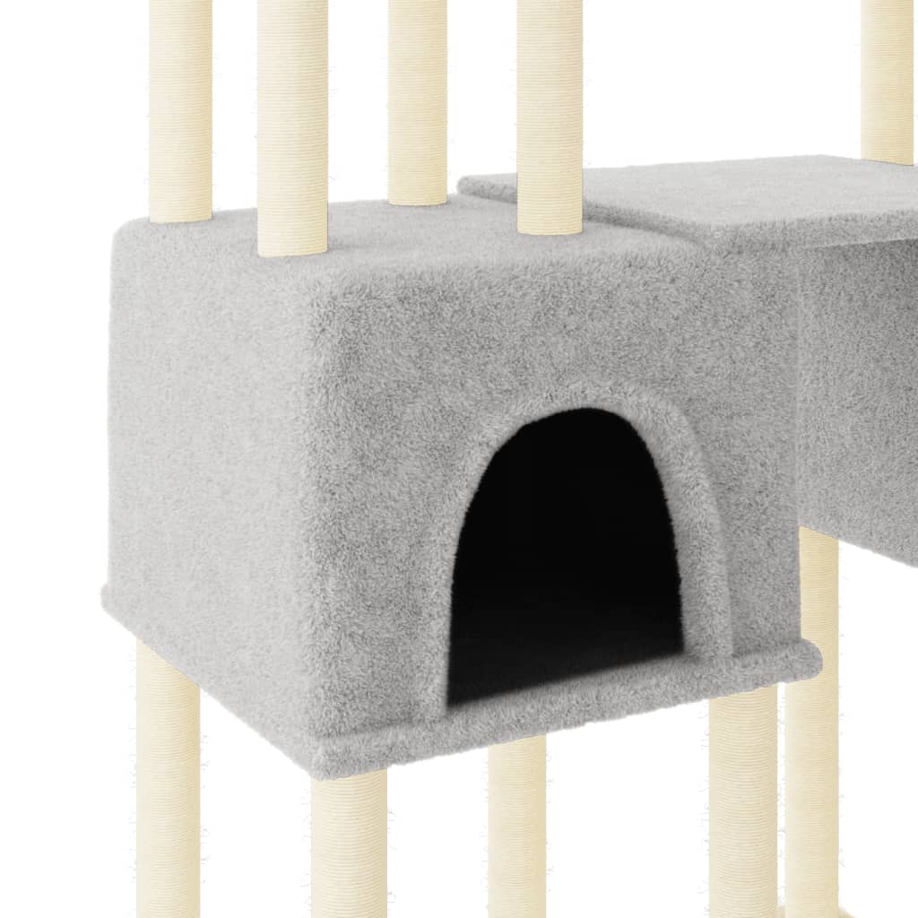 Cat Tree with Sisal Scratching Posts 199 cm