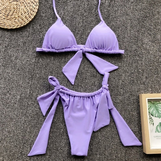 Fashion Simple Split Bikini Swimsuit For Women