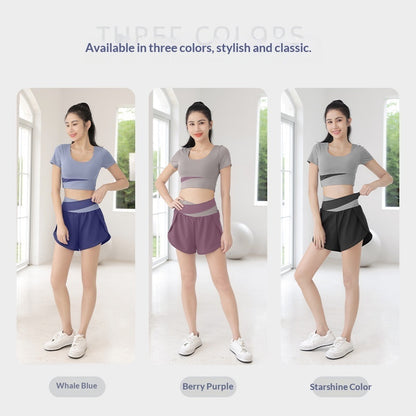 Anti-exposure High-waist Three-quarter Pants Outdoor Yoga Pants