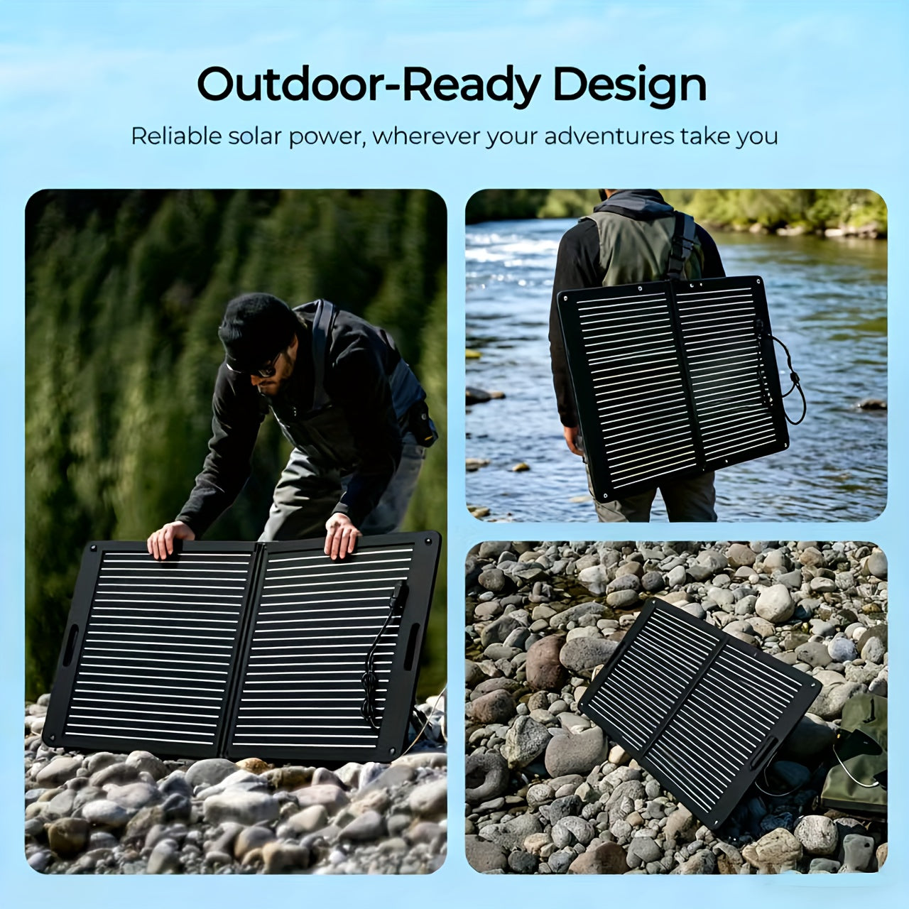 1600W 1024Wh Solar Generator, 100W/200W Portable Foldable Solar Panel Charger, LiFePO4 Battery UPS, Supports Series/parallel Connection (comes with Ten Adapters), Widely Used In Solar Home Systems, Suitable for Blizzard Home