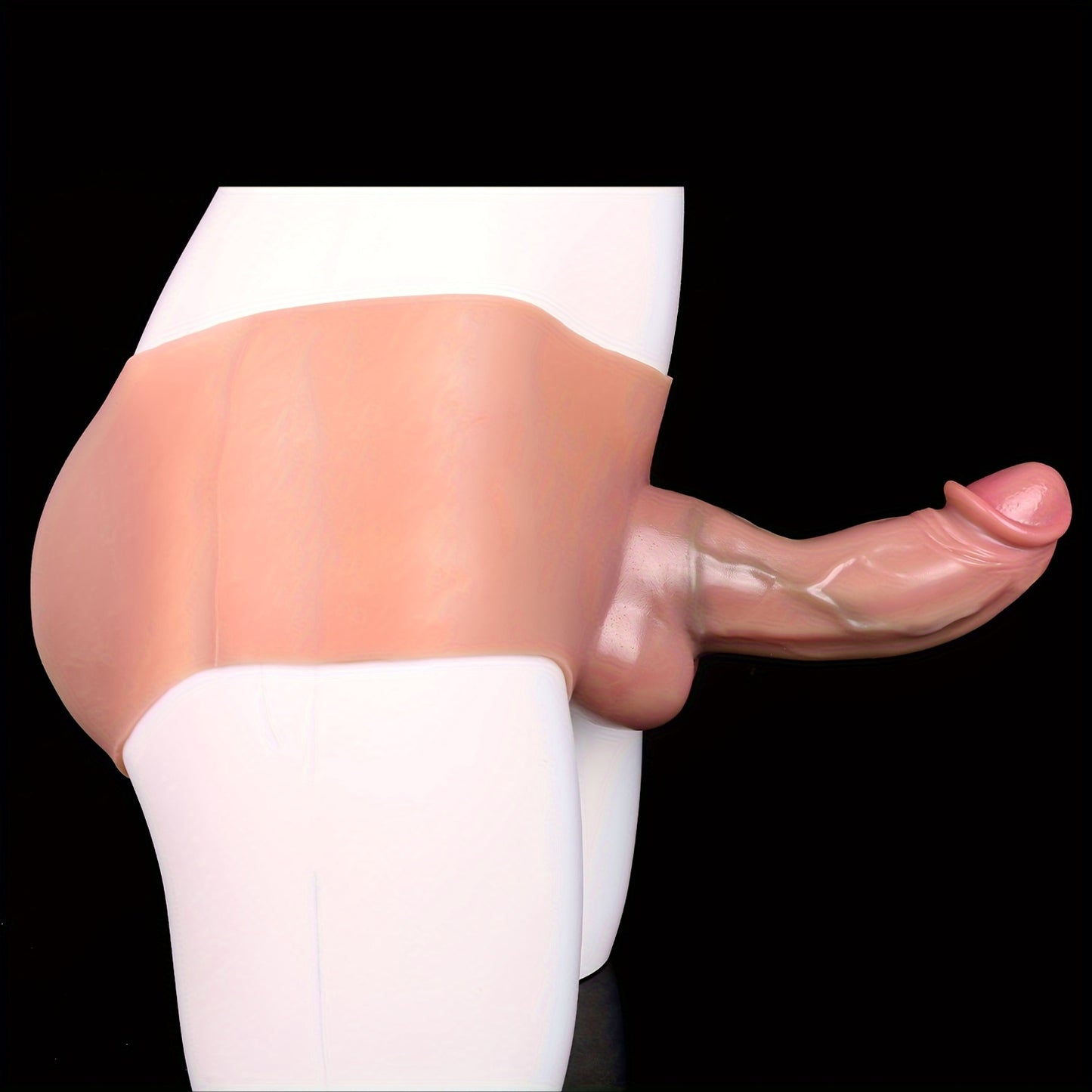 SXXY Realistic Dildo Sleeve with 8.27inch Hollow Penis - Liquid Silicone, Adult Toy for Men & Women, No Battery Needed, Discreet Packaging