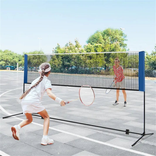 14ft Multi-Sport Net Set - Adjustable Height (33.5"-61"), Badminton/Volleyball/Pickleball/Tennis Use