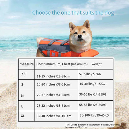 Pet Life Vest Dog Swimming Clothes