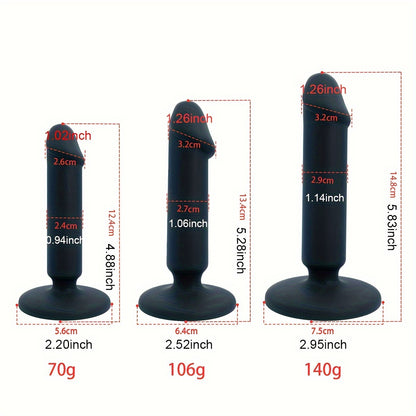 3pc/Set Silicone Suction Cup Butt Plug Easy In Dildo Anal Plugs Training Set Expandable Beginner Anal Beads Beginner Soft Silicone Anal Plugs