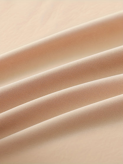 3pcs Contrast Lace Boyshort Panties, Seamless Scallop Trim Bow Tie Panties, Women's Lingerie & Underwear