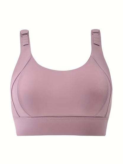 Seamless Wireless Sports Bra, Comfy & Breathable Running Workout Bra, Women's Lingerie & Underwear
