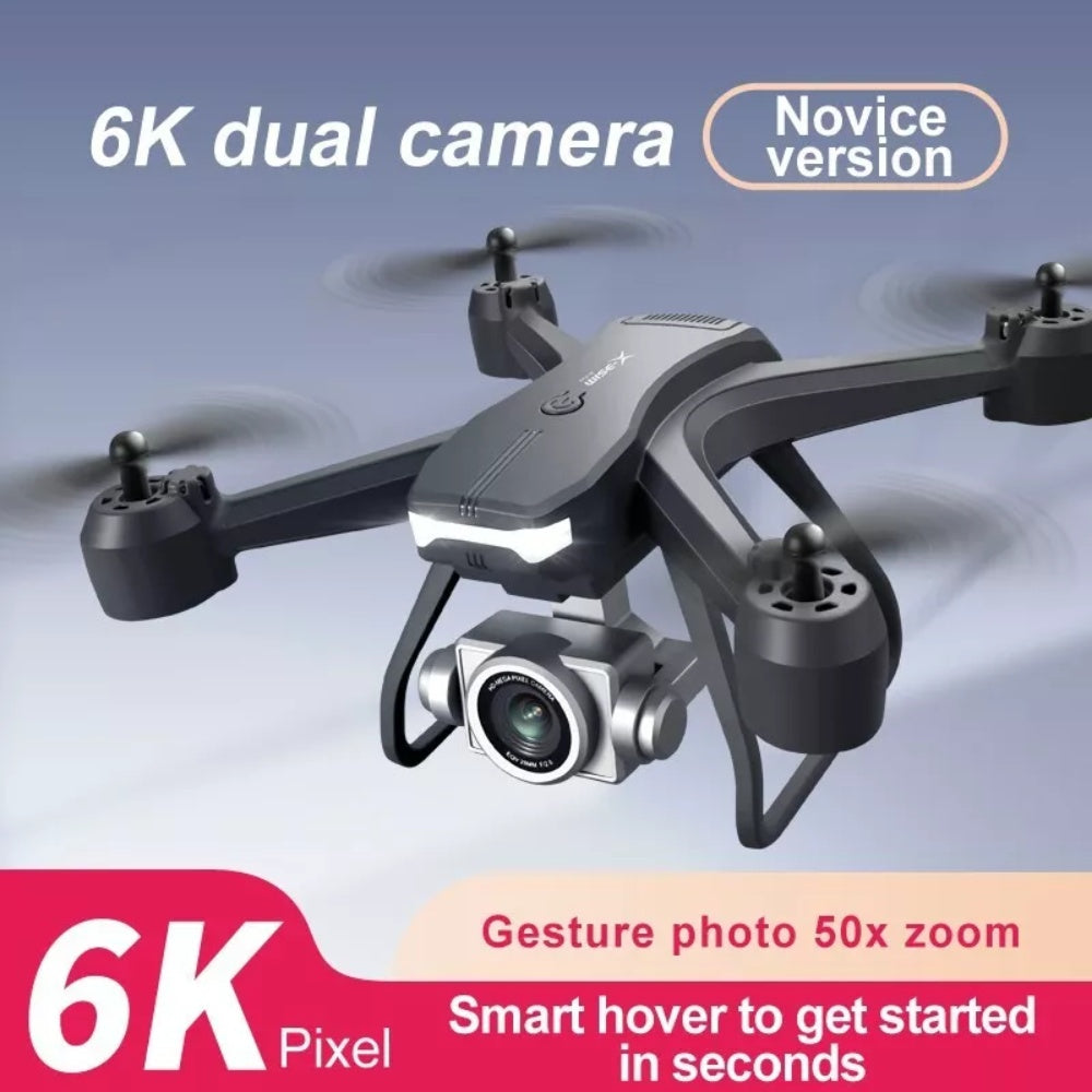 V14 Professional Drone 6K HD Dual Camera Wifi FPV Portable RC Quadcopter 2 BATTERY,Drones Suitable For Adults & Beginners.Logistics Is Randomly Sent By UPS,USPS,Self-pickup.