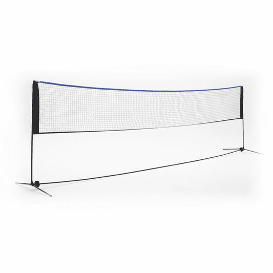 Portable Badminton Nets, Height-adjustable Volleyball Nets, Badminton Bags, Indoor And Outdoor Volleyball Nets--Blue And Black.14FT