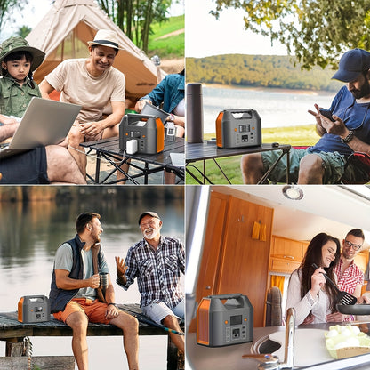150W 155Wh/122.8Wh Portable Power Station Solar Generator, Lithium Battery Pack- High-Capacity, AC/DC/USB-C/USB Outputs, Digital Display, Overload & Overheat Protection, Compact for Home, Camping, RV Trip, Emergency Backup Po