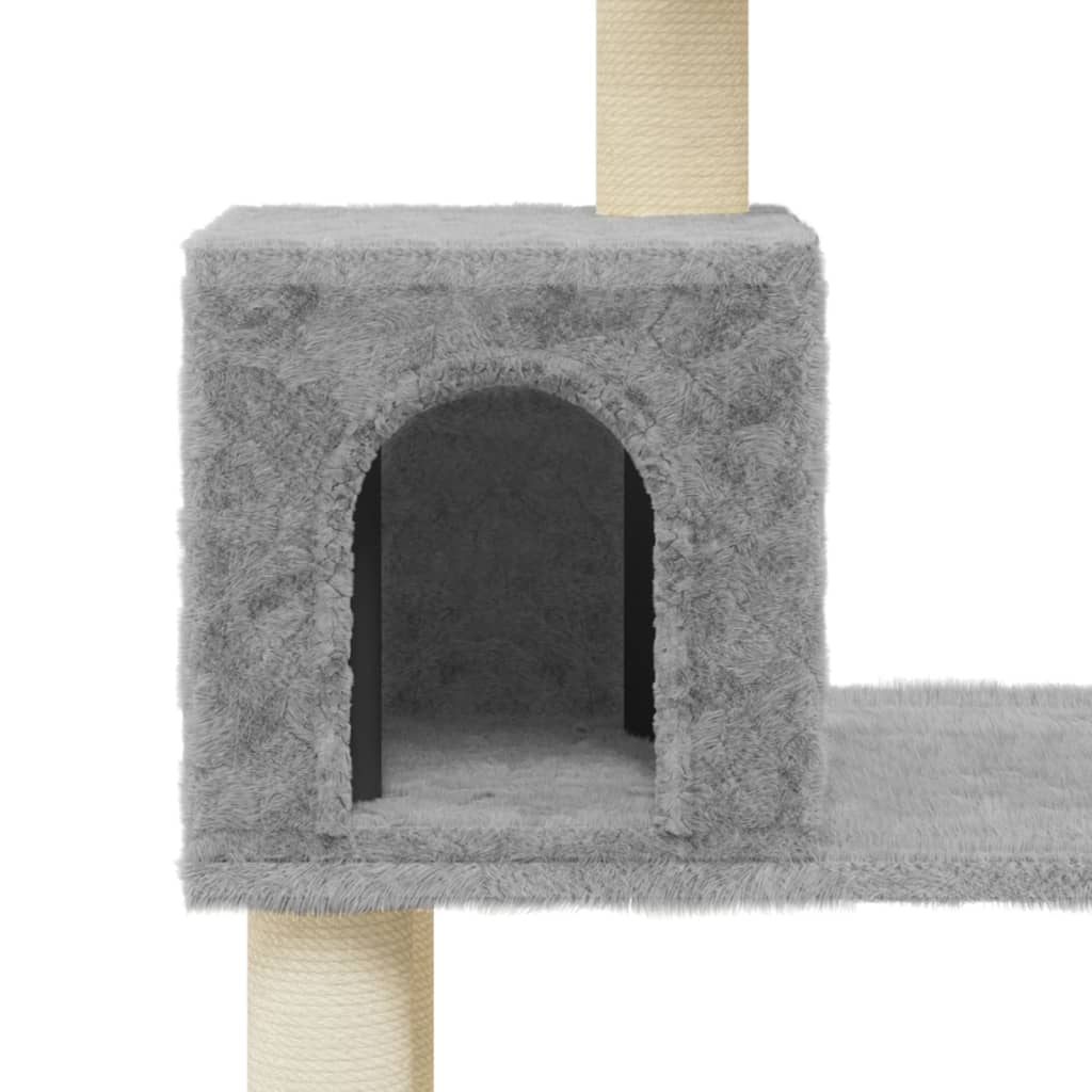 Cat Tree with Sisal Scratching Posts 147 cm